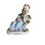 Lefton Taurus Angel Figurine