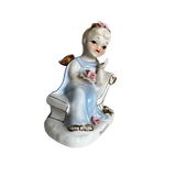 Lefton Taurus Angel Figurine